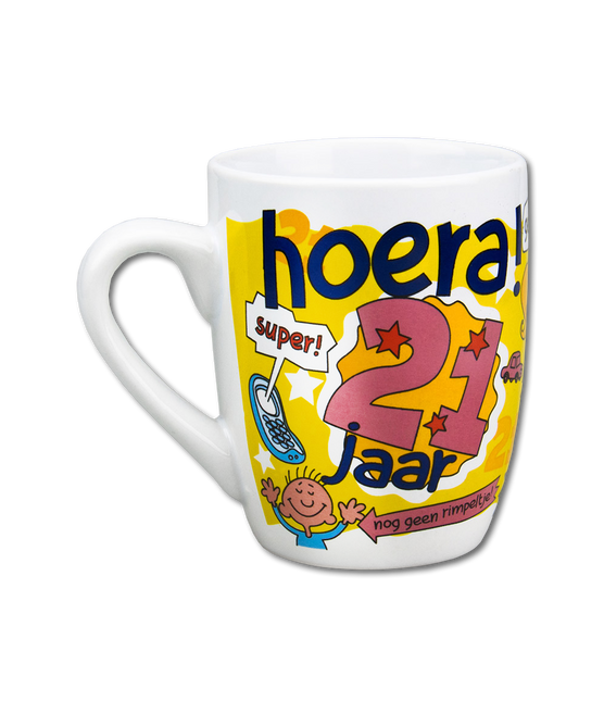 Taza 21 Años 12cm