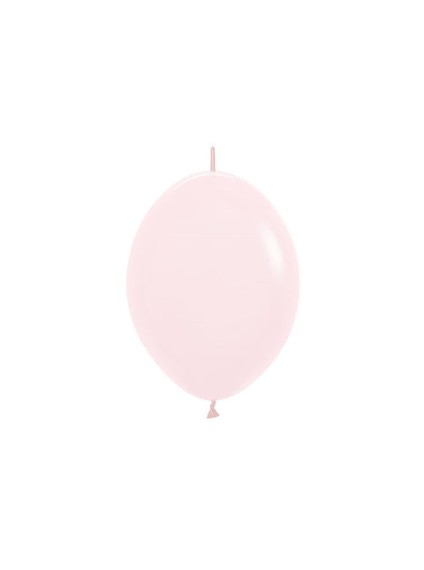 Globos de modelar Rosa mate pastel 50 unid.