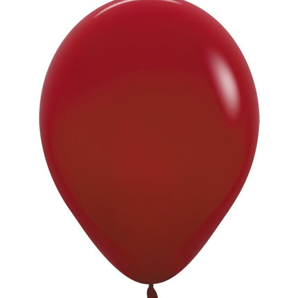 Globos Rojo Imperial 25cm 100pcs