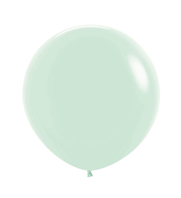 Globos Verde Mate Pastel 61cm 10pcs