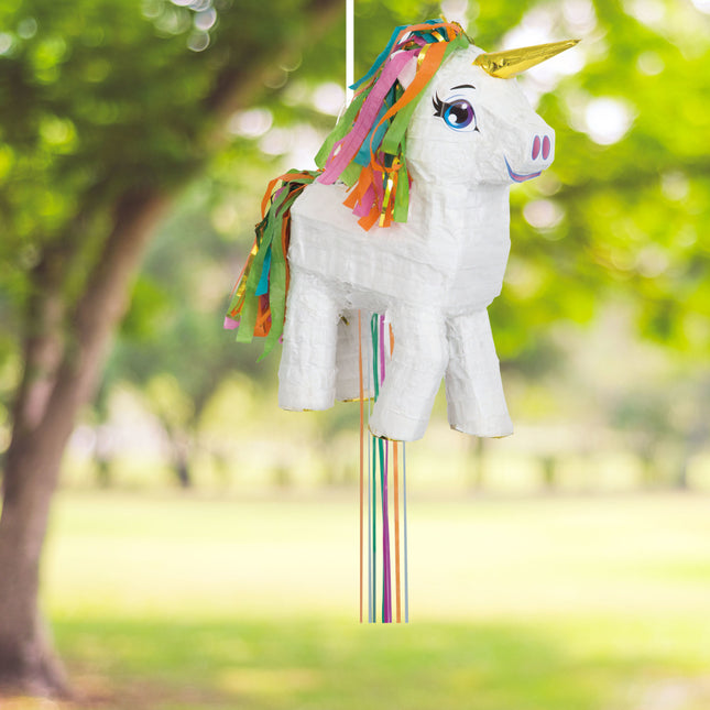 Tira Piñata Unicornio 32cm