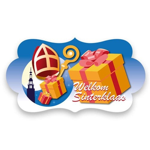 Plato de fiesta Welcome Sinterklaas 42X22cm