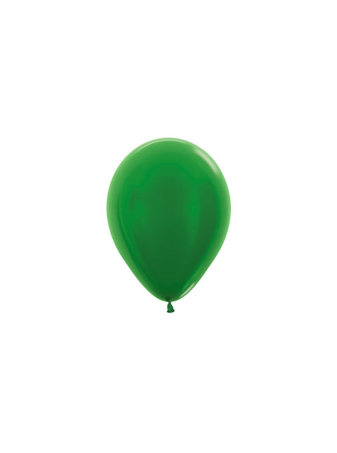 Globos Verde Metalizado 12cm 50pcs