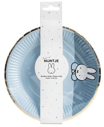 Miffy Platos Azul 18cm 8pcs