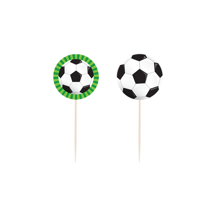 Palitos de cóctel de fútbol