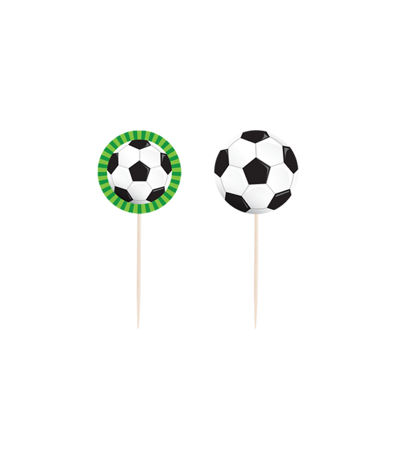 Palitos de cóctel de fútbol