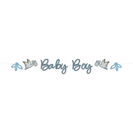 Carta de Nacimiento Guirnalda Babyboy 2m