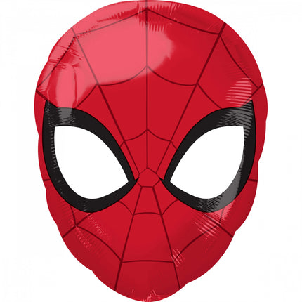 Cabeza de globo de helio Spiderman 43cm vacío