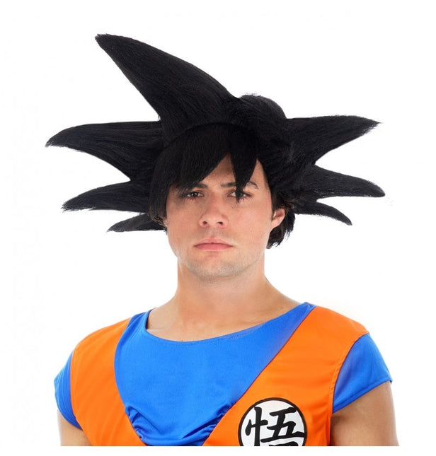 Peluca Goku Saiyan Negro Dragon Ball Z