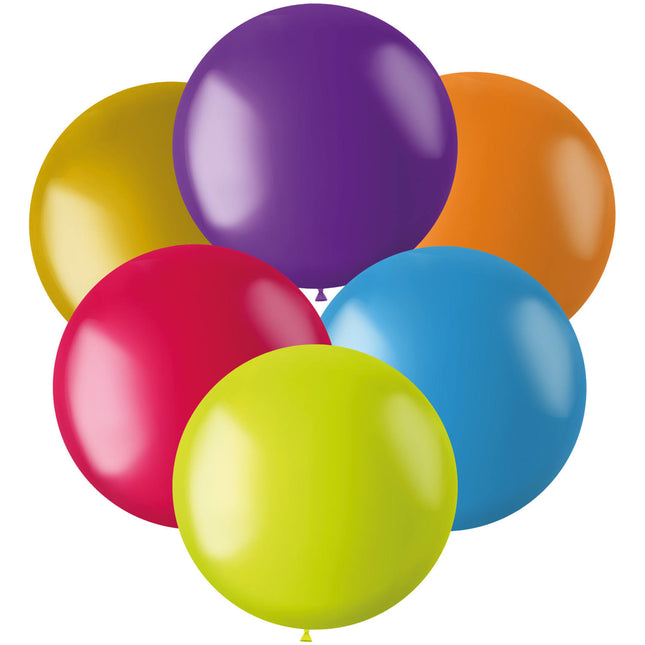 Globos Color Metálico 48cm 6pcs