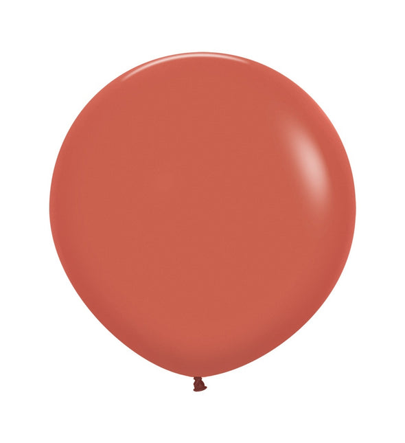 Globos Terracota 61cm 10pcs