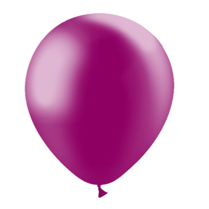 Globos Fucsia Metálicos 30cm 50pcs