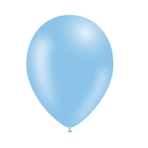 Globos Azul Claro 25cm 10pcs