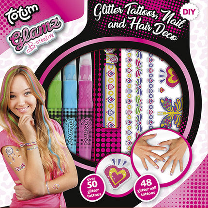 Set de uñas/tatuajes Glamz