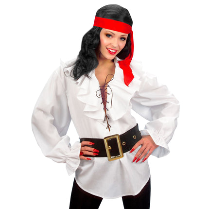 Blusa Blanca Damas Piratas/Renacimiento