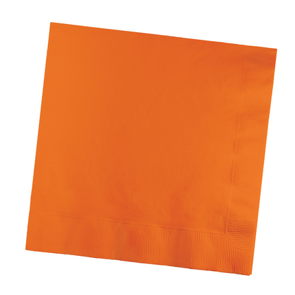 Servilletas Naranja 3 capas 41cm 25ud.