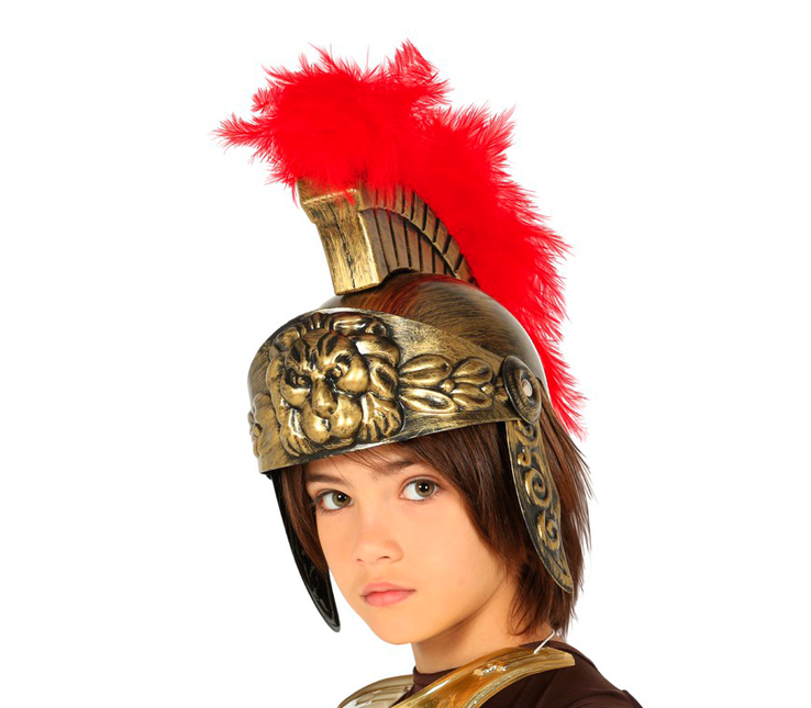 Casco Romano Oro Niño