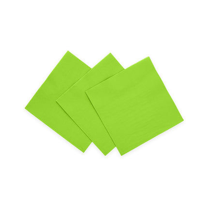 Servilletas Verde Lima 3 Capas 24cm 20pcs