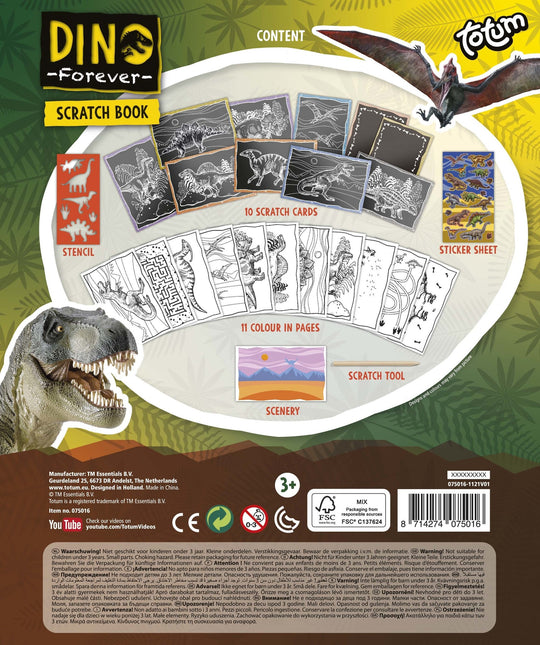 Libro de dibujos de dinosaurios