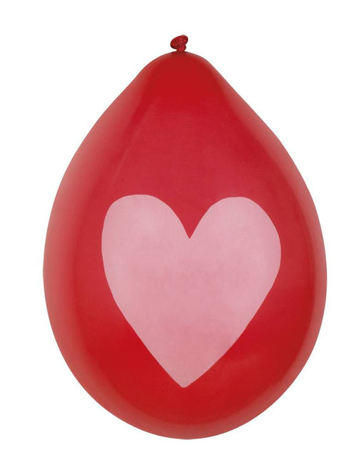 Globos Corazón 25cm 6pcs