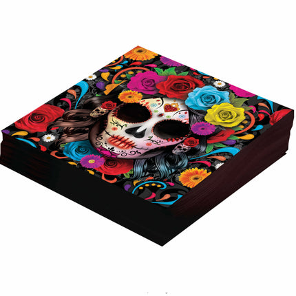 Servilletas Halloween Calavera 33cm