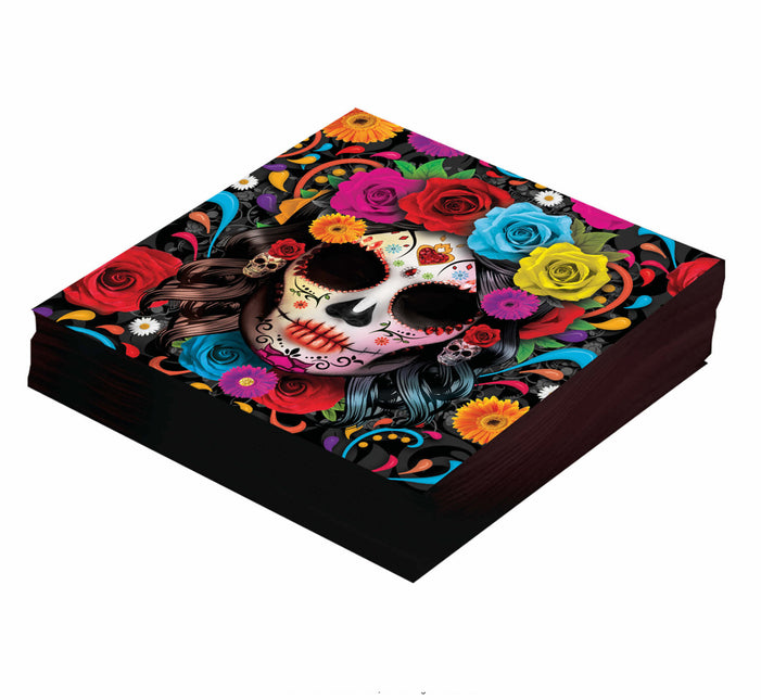 Servilletas Halloween Calavera 33cm