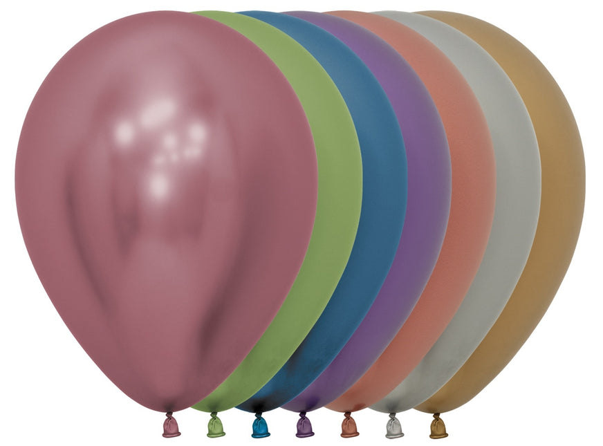 Globos Reflex Mix 30cm 50pcs