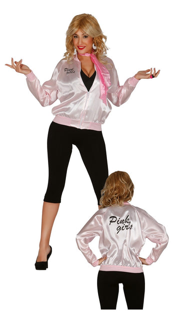 Chaqueta Grease Rosa Niñas