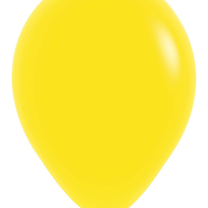 Globos Amarillo 30cm 12uds