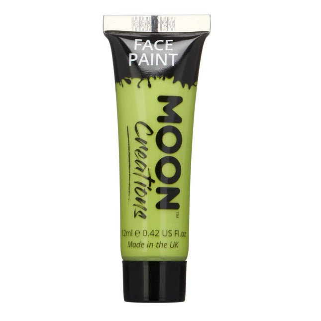 Moon Creations Pintura facial verde lima 12ml