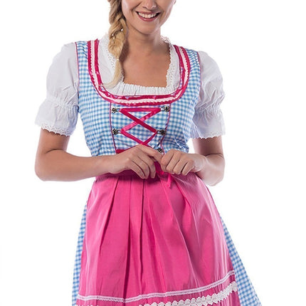 Vestido Dirndl Oktoberfest Baviera 3 piezas