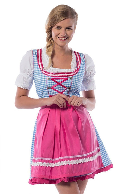 Vestido Dirndl Oktoberfest Baviera 3 piezas