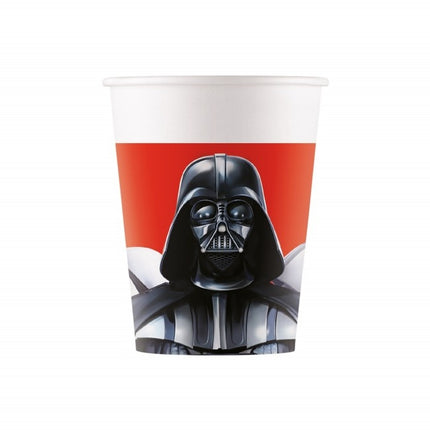 Vasos Star Wars 200ml 8uds.