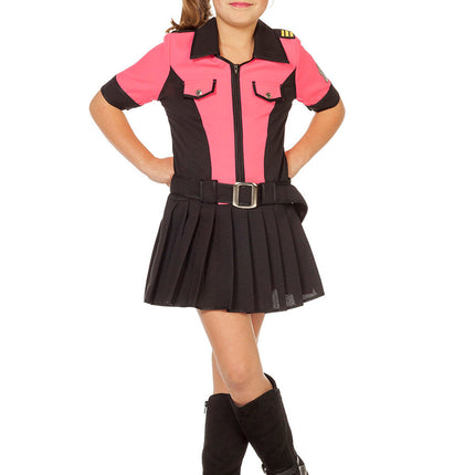 Vestido Policía Rosa Niño