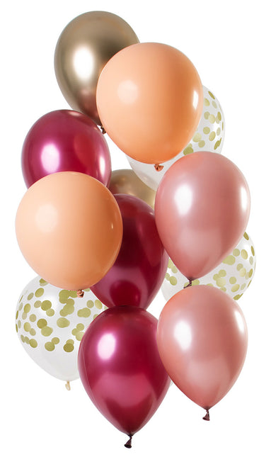 Set Globos Rosas 30cm 12pcs