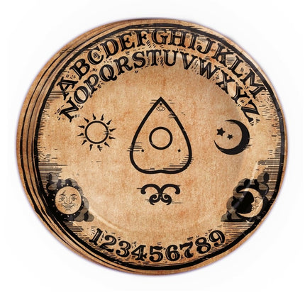 Halloween Platos Ouija 23cm 8pcs