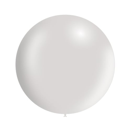 Globo Gigante Gris Claro Metalizado 60cm