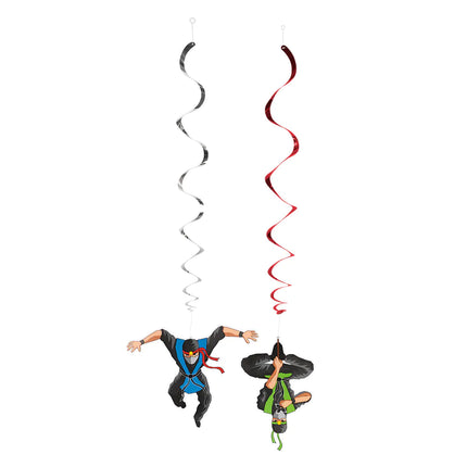 Ninja Decoración Colgante 85cm 2pcs