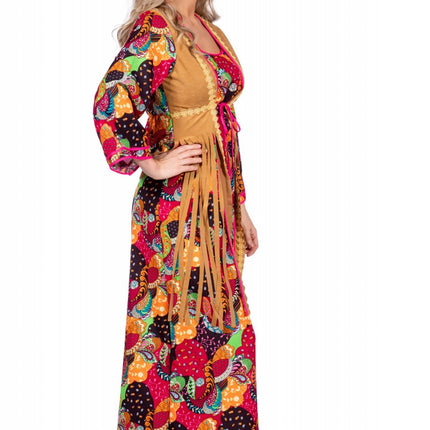 Vestido Hippie Largo de Colores