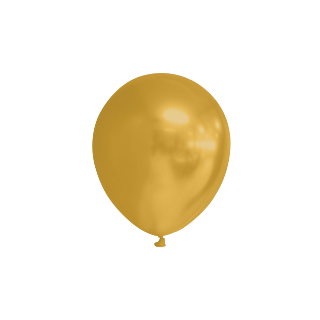 Globos Oro Metálicos 13cm 100pcs