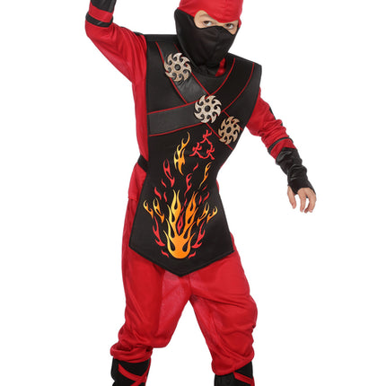 Traje Ninja Fuego Infantil