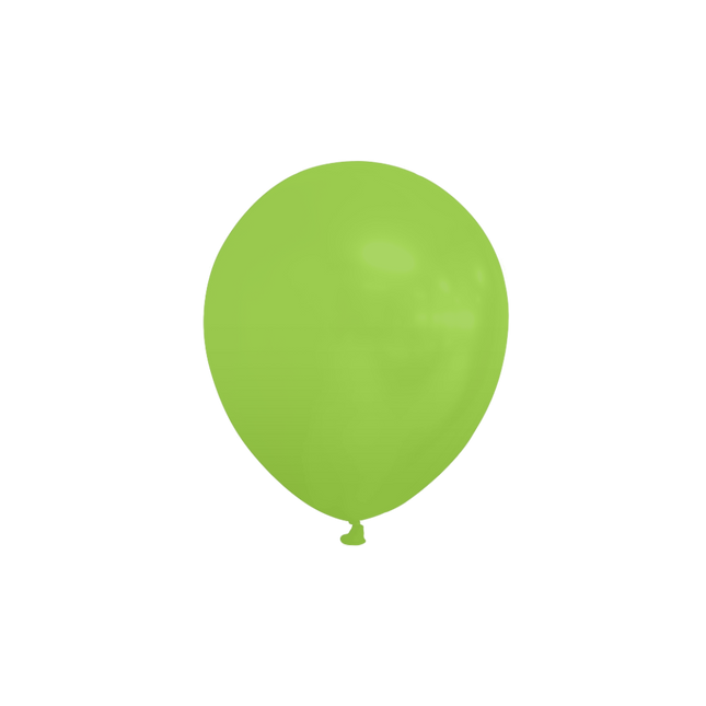 Globos Verde Lima 13cm 100pcs