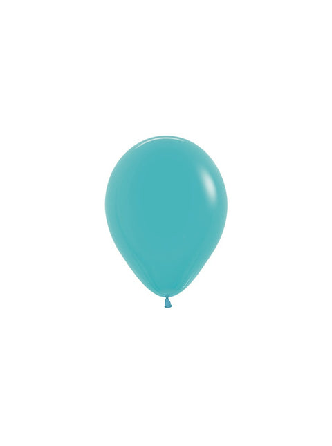 Globos Azul Caribe 12cm 50pcs