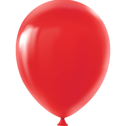 Globos Rojos Metálicos 30cm 8pcs