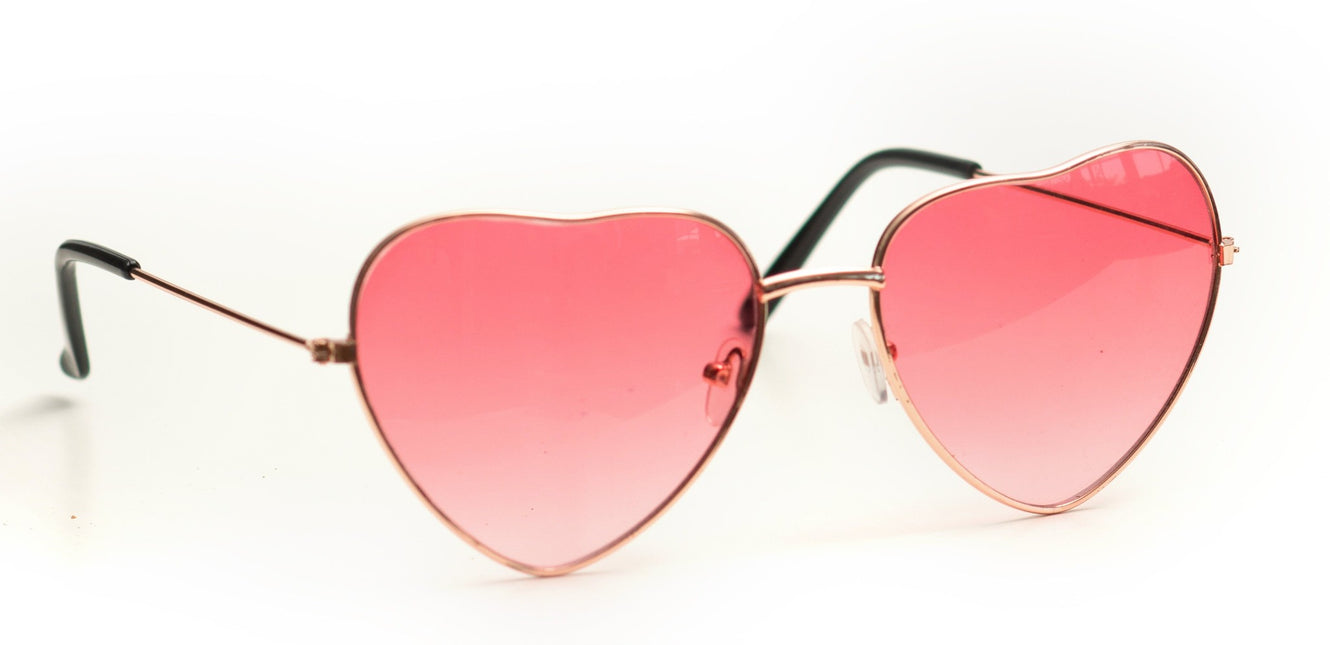 Gafas Corazón Rosa