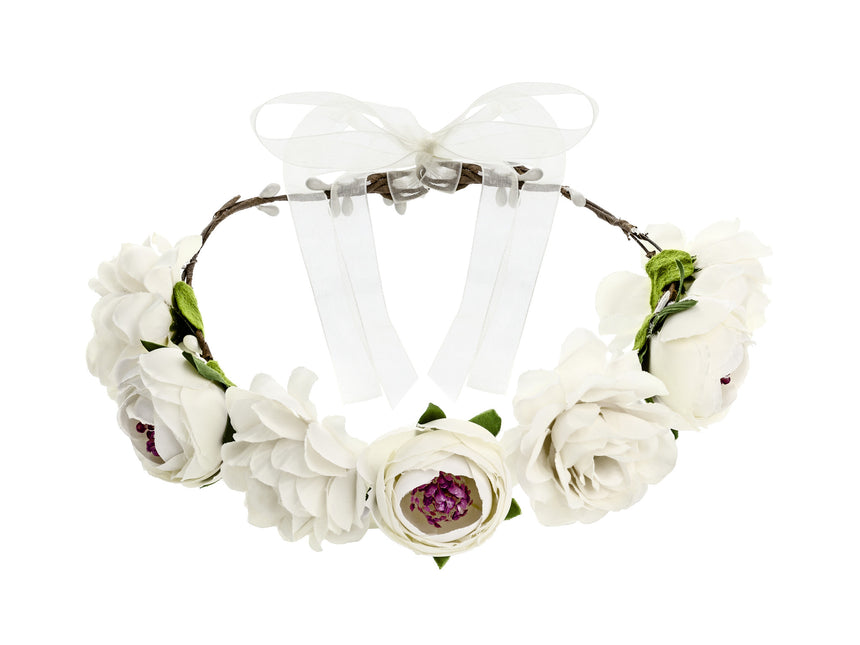 Diadema Flor Blanca