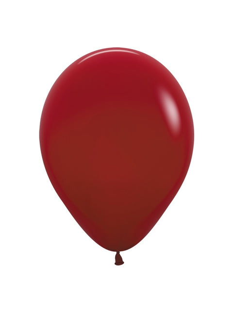 Globos Rojo Imperial 25cm 50pcs