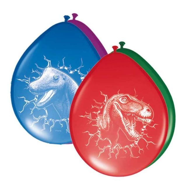 Globos Dinosaurio 30cm 6pcs