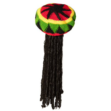 Sombrero rasta con rastas