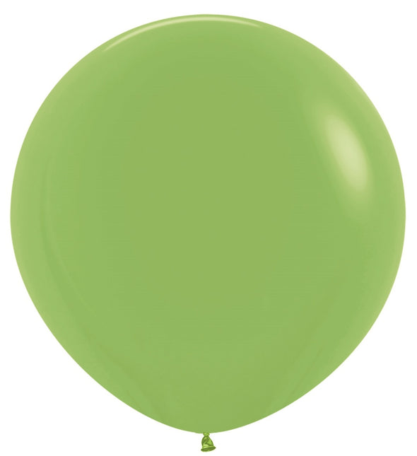 Globos Verde Lima 91cm 10pcs